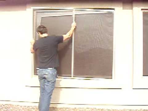 How to Install a Replacement Window Screen
