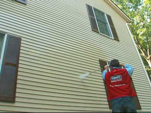 How to Pressure or Power Wash Home Siding