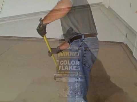 Applying Epoxy to the Garage Floor